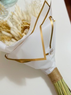 Bohemian Bridal Pampas Bouquet
