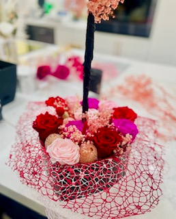 Romantic & Chic Heart Shaped Topiary - Local Sales Only