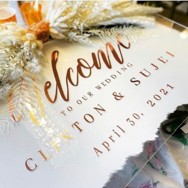 Wedding Welcome Sign
