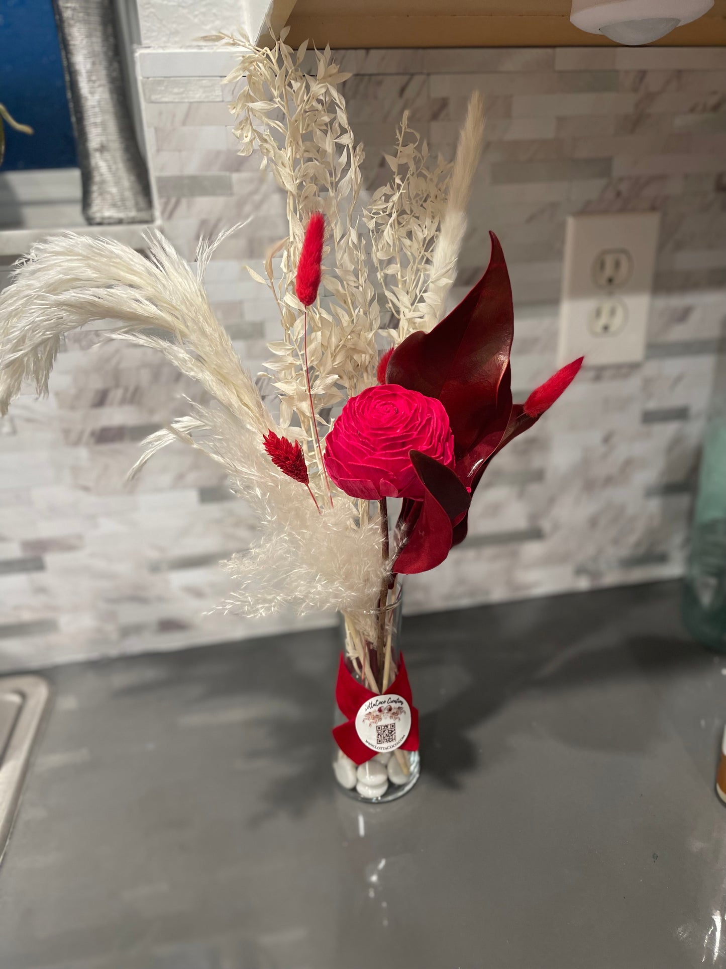 Single Red Rose Bouquet
