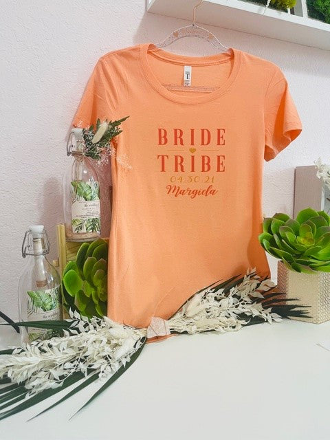 Wedding Bridesmaid Bride Tribe T-Shirts