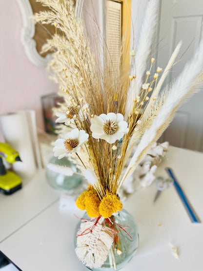 Golden Pampas Grass Arrangement